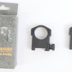 COLLIERS VECTOR OPTICS DIAM 25.4 WEAVER HIGH