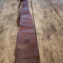 Housse fusil cuir