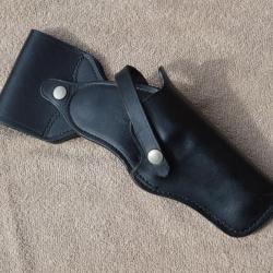 &Eacute;tui Holster revolver pistolet en cuir v&eacute;ritable
