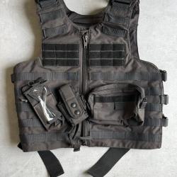 Gilet housse tactique Paul boy&eacute; 80/100 M avec accessoires