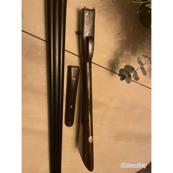 Vend tres beau juxtapos� platine anglais Cal 12 65 Cogswell et Harrison Cat d