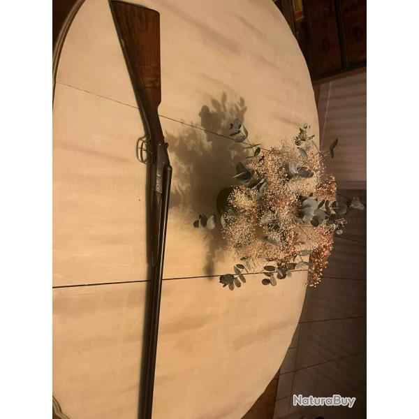 Vend tres beau juxtapos� platine anglais Cal 12 65 Cogswell et Harrison Cat d