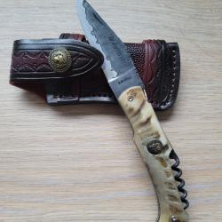 Couteau laguiole deux pi&egrave;ces