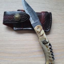 Couteau laguiole deux pi&egrave;ces