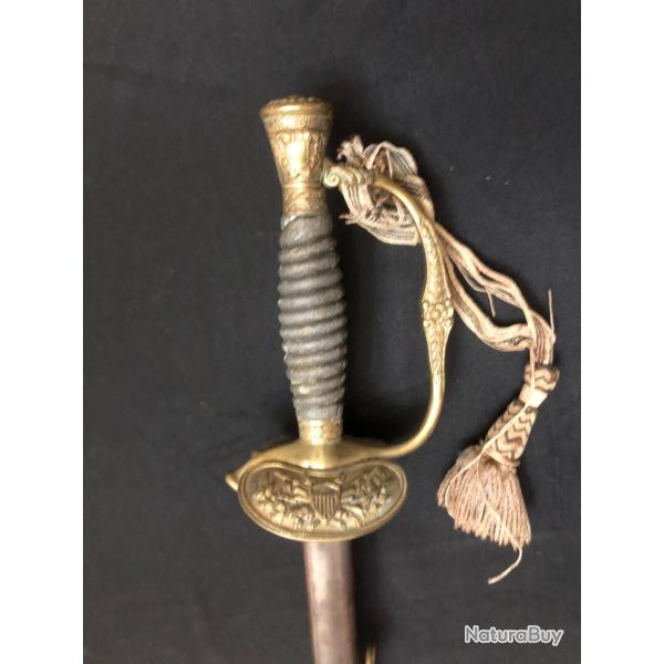 EPEE D OFFICIER HENRY V LAME GRAVEE ALIEN NEW YORK