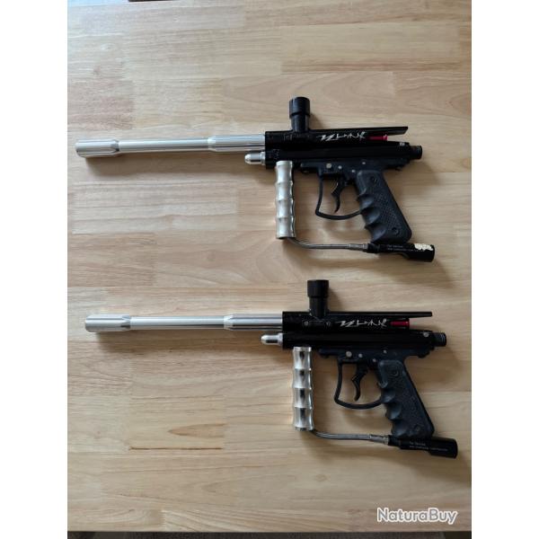 2 lanceurs paintball