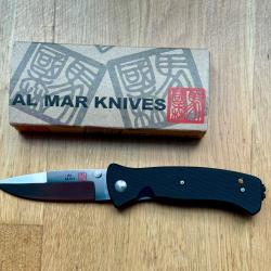 Al Mar Mini SERE - couteau pliant - Noir - Acier VG10