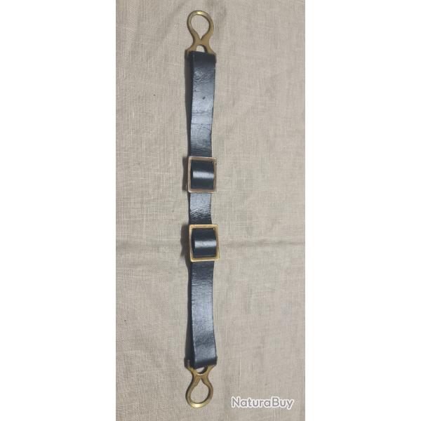 Jugulaire laiton pour casque � pointe WW1 (LA2)