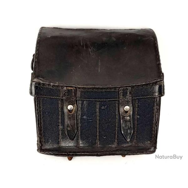 SACOCHE EN CUIR �TUI PORTE FUS�E WW2