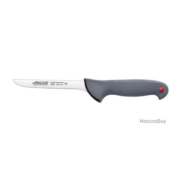 Couteau � d�sosser Arcos Colour Prof - D�sosseur �troit Lame 130 Manche Gris