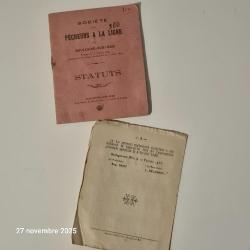 Permis de p&ecirc;che de 1933, Boulogne sur Mer, les statuts et le r&eacute;glement int&eacute;rieur