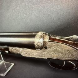 Vend extraordinaire juxtapos&eacute; platine anglais Cal 12 70 Cogswell & Harrison Cat d dans sa mallette