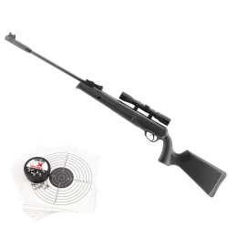 Pack Carabine UX Prymex + lunette 4x32 + plombs + cibles - 4.5 mm / 7.5 J