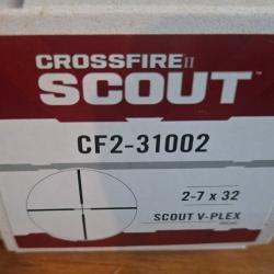 Lunette crossefire scout 2-7x32 neuve