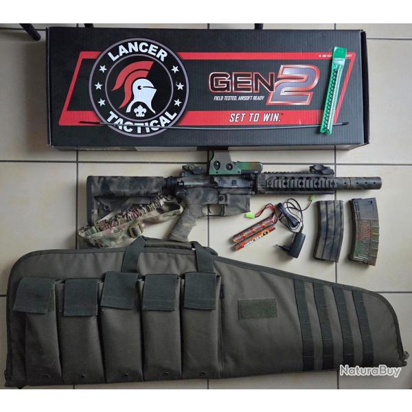 R�plique airsoft M4 CQB LANCER TACTICAL