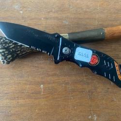 ROBUSTE  COUTEAU POMPIER OUVERTURE  AUTOMATIQUE  180