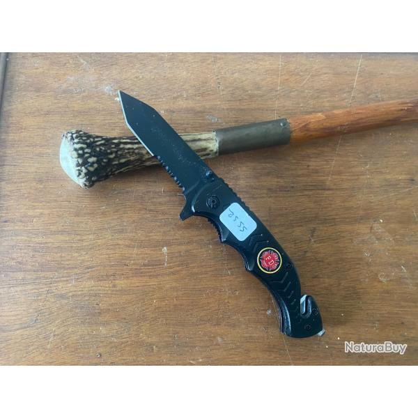 ROBUSTE  COUTEAU POMPIER OUVERTURE  AUTOMATIQUE   3