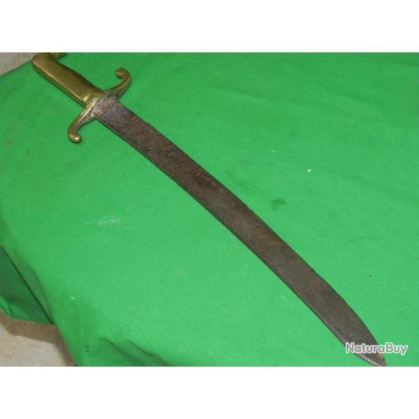 UN GLAIVE PRUSSIEN "FASCHINENMESSER" de la GUERRE de 70