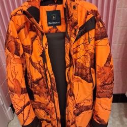 parka hiver deerhunter ram artic orange camo taille 52 soit L neuve
