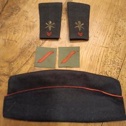 CALOT MILITAIRE + 2 EPAULETTES