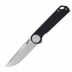 Couteau Marbles Lame Acier D2 Satin Manche Black Canvas Micarta Linerlock MR689