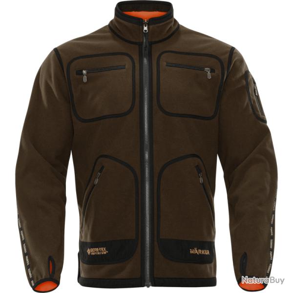 HARKILA KAMKO FLEECE HUNTING GREEN/ORANGE BLAZE