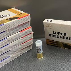 Lot de cartouches Brenneke Pr&eacute;vot - Super Brenneke 12/70