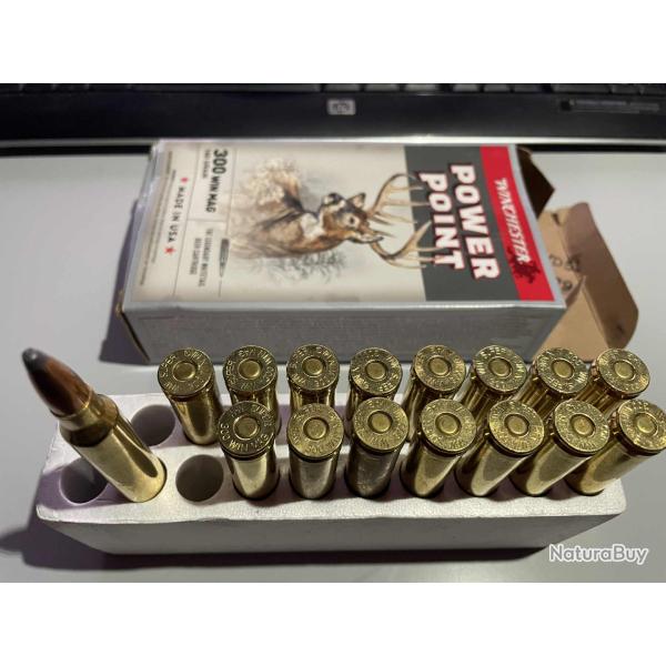 AV 1� SANS PRIX DE RESERVE 16 balles 300 win mag  ( winchester power point  )