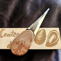 couteaux &agrave; huitres artisanaux - gamme standard - livr&eacute; en coffret bois personnalisable