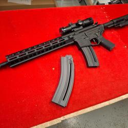 HAMMERLI TAC R1 CAL. 22LR ETAT NEUF + LUNETTE 2-6X28 E RET: RED/GREEN + CHARGEUR 30 COUPS