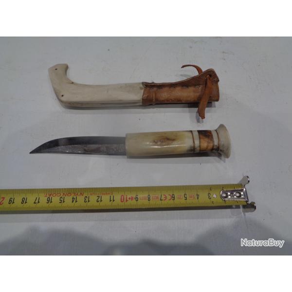 Ancien couteau Lapon, Finlande, lot 2