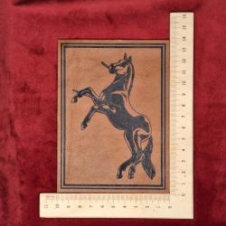 Etiquette en cuir pour coffret d'arme colt "poulain" #5