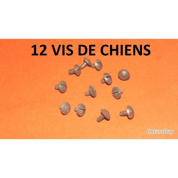 lot de 12 vis de chien de fusil a chiens type LEFAUCHEUX - VENDU PAR JEPERCUTE (D22C1346)