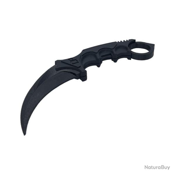 Couteau Karambit d'Entra�nement Airsoft (DRAGONPRO) Noir