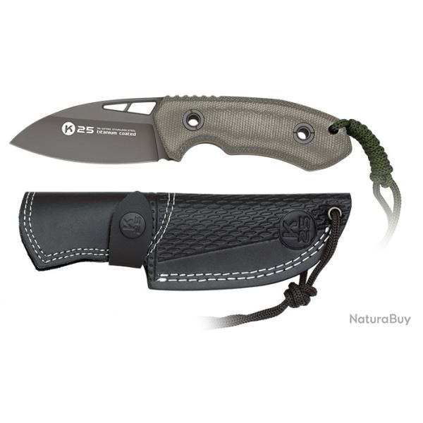 Couteau Mikarta  K25 lame de 8.00