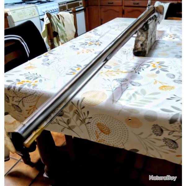 Fusil monocoup � poudre noire canon blancSaint-�tienne a percussion