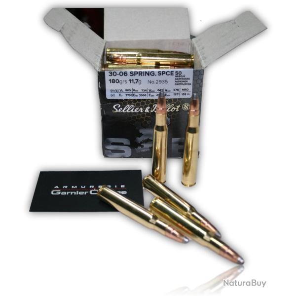 30-06 SELLIER BELLOT SPCE 180GR 11.7G BTE 50