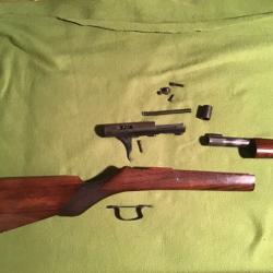 CROSSE ET PI&Egrave;CES POUR CARABINE RAFALE CAL 14mm