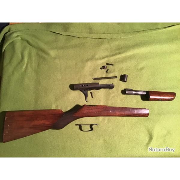 CROSSE ET PI�CES POUR CARABINE RAFALE CAL 14mm