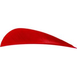 AVALON - Plumes Naturelles Paraboliques 2.5" RH (x50) ROUGE
