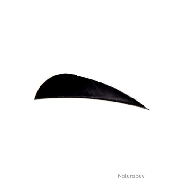 AVALON - Plumes Naturelles Paraboliques 2.5" RH (x50) NOIR