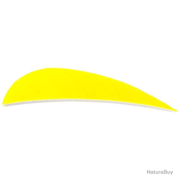 AVALON - Plumes Naturelles Paraboliques 2.5" RH (x50) JAUNE