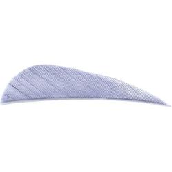 AVALON - Plumes Naturelles Paraboliques 2.5" RH (x50) ARGENT