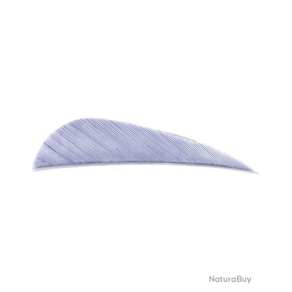 AVALON - Plumes Naturelles Paraboliques 2.5" RH (x50) ARGENT
