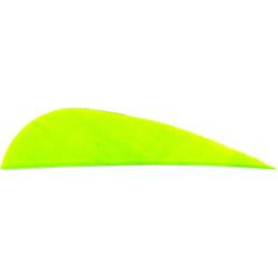 AVALON - Plumes Naturelles Paraboliques 2.5" RH (x50) VERT FLUO