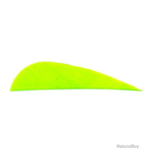 AVALON - Plumes Naturelles Paraboliques 2.5" RH (x50) VERT FLUO