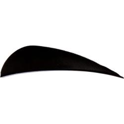 AVALON - Plumes Naturelles Paraboliques 2.5" RH (x50) GRIS FONC&Eacute;