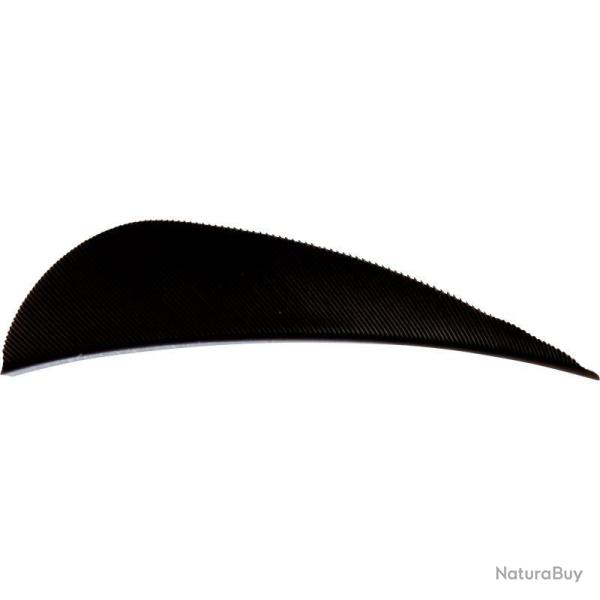 AVALON - Plumes Naturelles Paraboliques 2.5" RH (x50) GRIS FONC�