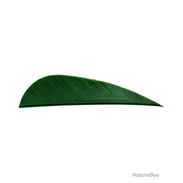 AVALON - Plumes Naturelles Paraboliques 2.5" RH (x50) VERT FONCE