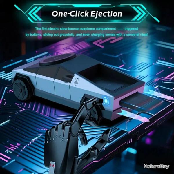 Cybertruck Chargeur sans Fil Magnetique, Couleur: Argent